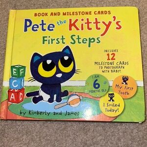 Pete the Kitty’s First Steps: Book no cards